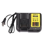 Dcb112 Li-Ion ที่ชาร์จแบตเตอรี่ Dewalt 10.8V 12V 14.4V 18V Dcb101 Dcb200 Dcb140 Dcb105 Dcb200สีดำ