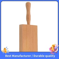 【NEW】Pasta Making Board, Gnocchi Board, Beech Wood Gnocchi Board Butter Board Dough Scraper for Past