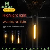 HUAYUEJI Led Bike Tail Light, Bicycle Accessories Night Riding Lights Bike Light, Durable Ultra Bright Chargeable Running Water Pilot Lights Bicycle