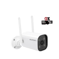AXON Aero S1 กล้องวงจรปิด ชัด 2K  กลางคืนภาพสี 3MP WIFI กันน้ำ กันฝน 2 เสา ประกัน 2 ปี
