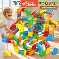 Fifty-One/Eighty-One Pieces Electric Train Track 3D Anti-Gravity Assembly Educational Kids Toy Gift 