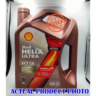 S2U Original Engine Oil Shell Helix Ultra0W20 Fully Synthetic Proton Perodua Honda Toyota Minyak Enj