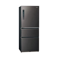 【含標準安裝】【Panasonic 國際】無邊框鋼板系列 610L 三門變頻冰箱 V絲紋黑 NR-C501XV (W3K7)