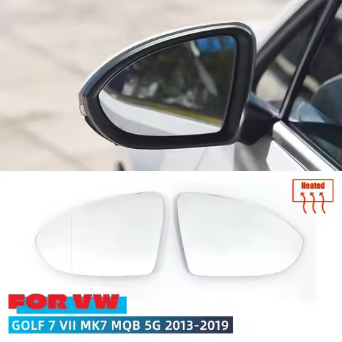For Volkswagen VW Golf 7 MK7 / MK7.5 GTI GTD 2012-21 Touran 5T Left or Right Side Heated Wing Mirror