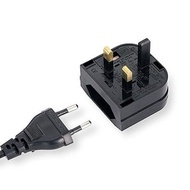 European EU 2 Pin to UK 3Pin Power Socket Travel Plug Adapter Converter COS