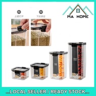 MA Home Kitchen Transparent Food Spice Powder Storage Plastic Container Refrigerator Noodle Biscuit 