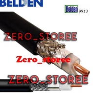 Kabel Jumper Belden 9913 Coaxial RG-8 Tembaga Tunggal Hitam USA RG8