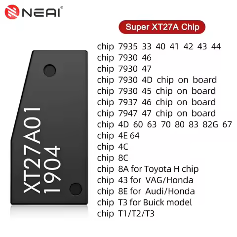 Xhorse VVDI Super Chip XT27A01 XT27A66 Xhorse VVDI Mini Key Tool Programmer Chip Clone 8A ID46 40 43