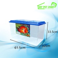 Guppy Plastic Fish Aquarium Turtle Reptile Tank 2ft / Plastic Tank / Fish Tank - 600MM 58L