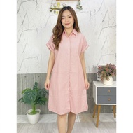 KEMEJA Gabriela Busui Friendly Daster Oversized/ Dress Maudy Midi Daily Shirt