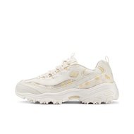 Skechers DLites 1.0 Flower Sea Bear Cushioning Height Increasing Low top Chunky Sneakers Womens Yell