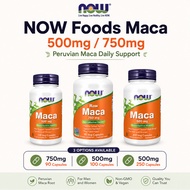 NOW Foods Maca Capsules Series | Peruvian Maca Daily Vitality Support