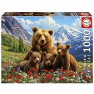Jigsaw Puzzle Educa-Grizzly Bears in Canada 1000 Piece. 1000-Piece Made in Spain in Thailand Immedia