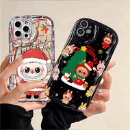 For Infinix Smart 9 Hot 50i 40i 40 Pro Smart 8 7 6 5 Santa hat Labubu Couple Case M20X