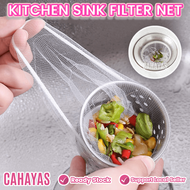 [Msia Ready Stock] 100/20pcs Disposable Kitchen Sink Net Filter Sink Basket Bag Prevent Drain Strainer