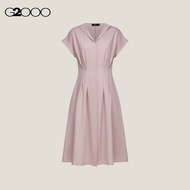 G2000 Pleated Waist Shirt Maxi Dress