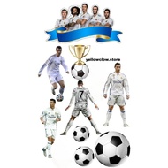 REAL MADRID /Topper Real Madrid cake/Topper Real Madrid Birthday cake/ Real Madrid Tumpeng Decoratio