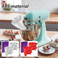 2Pcs Plastic Flour Funnel for Artisan Ksm150 5 Quart Mixer Stand Mixer Flour Funnel for Egg Liquid S