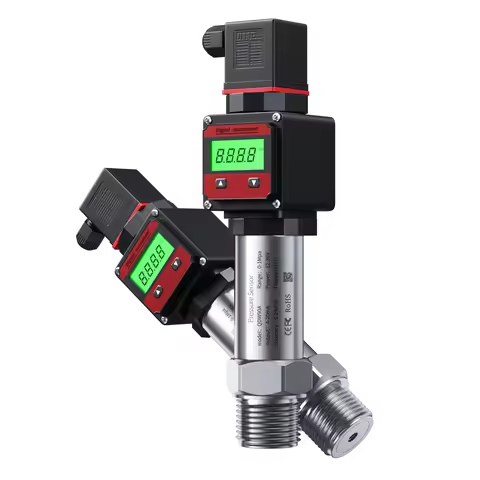 G1/4 Digital Pressure Sensor 0-100bar to 0-10V 4-20mA RS485 Digital Pressure Transducer 0-60Mpa Pres