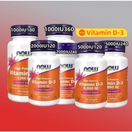 Now Foods, Vitamin D-3 1000 IU / 2000 IU / 5000 IU / 10000 IU / 50000 IU
