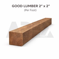 Good Lumber 2” x 2” Wood (1 Foot) Construction / Framing Lumber