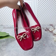 Women's plastic doll rain shoes - cute women's bow shoes
