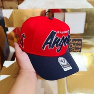 47 Brand AFRAME cap Angels red navy snapback