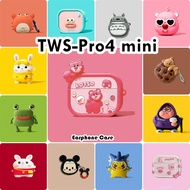 【Original boutique】For TWS-Pro4 mini Case Casing Soft Silicone Cool Cartoon Earphone Case Cover NO.3