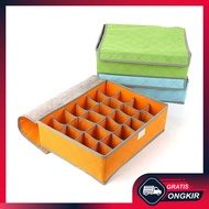Gratis Ongkir - Tempat Penyimpanan Pakaian Dalam & Kaos Kaki 16 Sekat / Penyimpanan Serbaguna / Stor