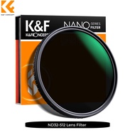 K&F concept Shop ND32 - ND512 Lens Filter No “X” Ultra-thin Variable ND Filter