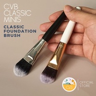 1PC Classic Flat Foundation Primer Moisturizer CVB Travel Minis Makeup Brush Black White