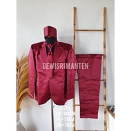 Maroon Groom's Suit/marun National Suit