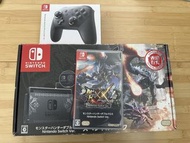 Nintendo Switch Monster Hunter XX 特別版 主機 game 連1手掣