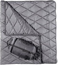 1TG Tactical Camping Blanket - Puffy, Packable, Ultra Warm and Lightweight with Snap Button Backpack