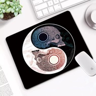 I Ching Yin Yang Gossip Mouse Pad Small Size Boys Girls Desk Pad Portable Laptop Computer Pad Anti-S