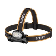 SOFIRN ไฟหน้า2500lm HS22แบบไม่มีขั้นไฟฉาย SFT25R การปรับอุณหภูมิสี LED 6000K พร้อมสวิตช์คู่แสงอุ่น27
