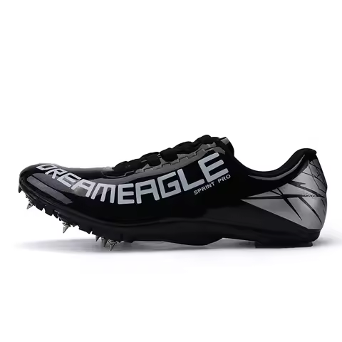 Men Women Athletic Shoes Track and Field Shoes Sprint Training Spikes Shoes Long Jump Sneakers Stude
