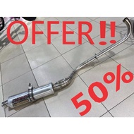 HISPEED RACING PART EXHAUST 100% Original（Made In Thailand)  (1 UNIT ONLY LIMTED STOCK  )
