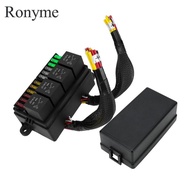[Ronyme] Generic Fuse and Relay Box Fuse Relay Block Convenient Installation Direct