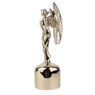TGKY Aluminium Angel Sculpture Desktop Middle Decoration Resin Girl Wings Statue Ornaments Metal Cra