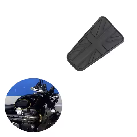 A57E-Motorcycle Fuel Tank Sticker Petrol Gas Tank Knee Pads Fits For Triumph Bonneville T100 T120 Th