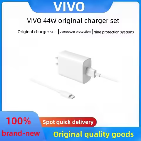 VIVO 44W original flash charger genuine x70 x70pro S12 S10pro IQOOneo5 fast charging vitality versio