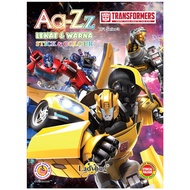 TF1 SERIES 4  Transformers Resue Bots Academy Abc Copy & Colour 16 Pages B5 Size