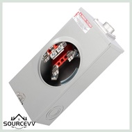 SOURCE 200 Amp Residential Power Meter Socket 600V 3 Wire Ringless Type with Horn Energy Meter Socke