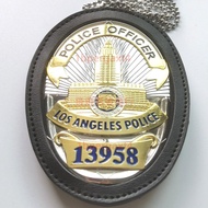 Badge Los Angeles LAPD Agent fbi Work Permit Commemorative Medal Foreign Trade Color