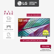 (Pre-Order) LG 43UR7550PSC UHD UR7550 43" 4K Smart TV (Online Exclusive) with LG Magic Remote (Fulfilled from 10-17 May)