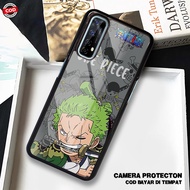 HP HS08 Case Realme 7 - 7 Pro Softcase Glass Kaca - Hardcase 2D Glossy - Protective Phone Case Lates