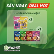 EXCELLENT DELICIOUS COMBO (12 packs of Nhat Vi mixed rice paper with 4 flavors - 4 packs of mixed ri