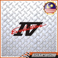 Sticker Set Evo iV 4 Mitsubishi Lancer Evolution 4 evo4