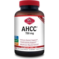 Olympian Labs Premium AHCC Supplement 750mg of AHCC per Capsule – Supports Immune Health, Liver Func
